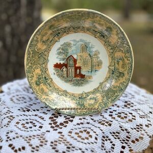 Antique Petrus Regout Abbey pattern bowl or dish.